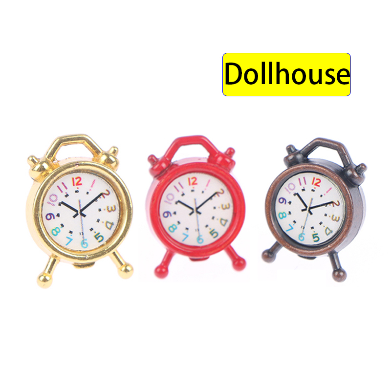 1PC 1:12 Scale Alarm Clock Dol - Home Cooking Kitchen incelemesi ve fiyatı