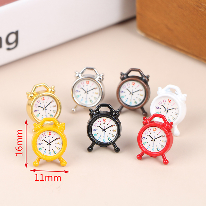 1PC 1:12 Scale Alarm Clock Dol - Home Cooking Kitchen incelemesi ve fiyatı