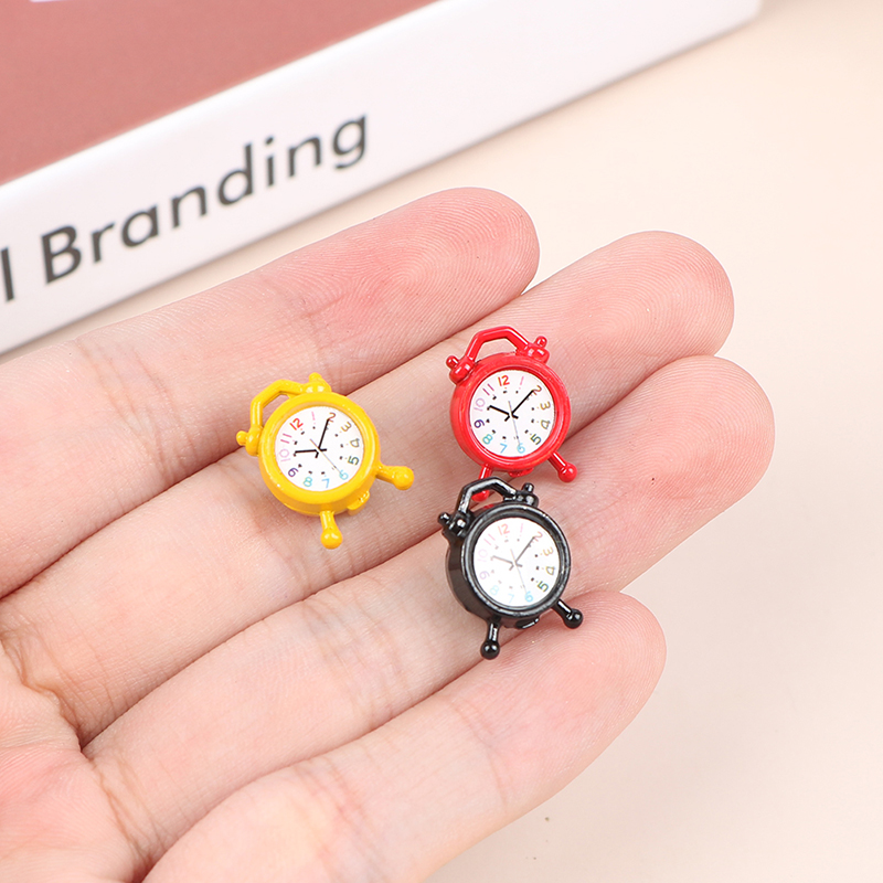 1PC 1:12 Scale Alarm Clock Dol - Home Cooking Kitchen incelemesi ve fiyatı
