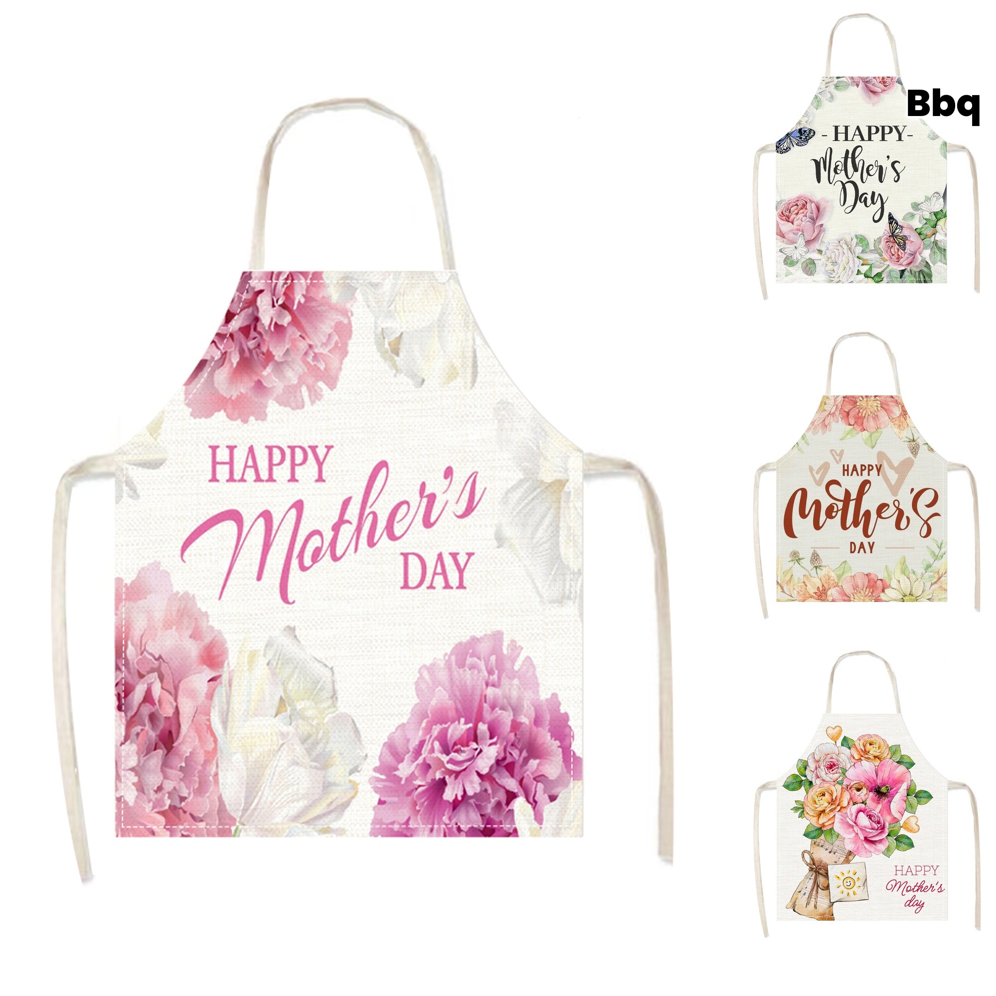 Linen Apron Happy Mothers Day  - Mom'S Home Cooking incelemesi ve fiyatı