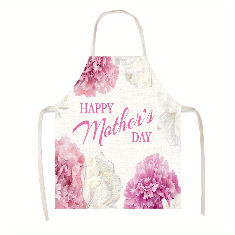 Linen Apron Happy Mothers Day  - Mom'S Home Cooking incelemesi ve fiyatı