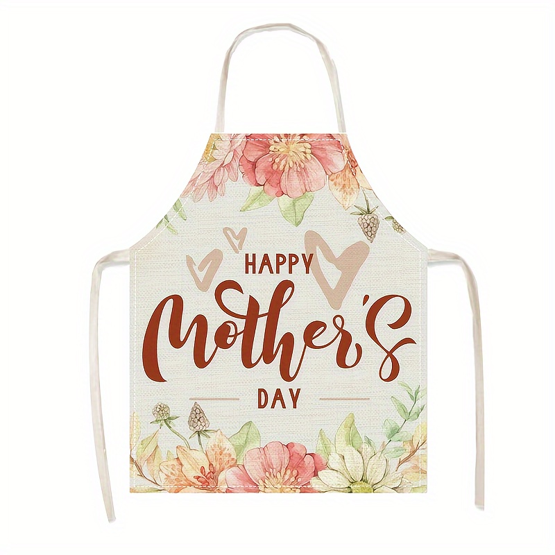 Linen Apron Happy Mothers Day  - Mom'S Home Cooking incelemesi ve fiyatı
